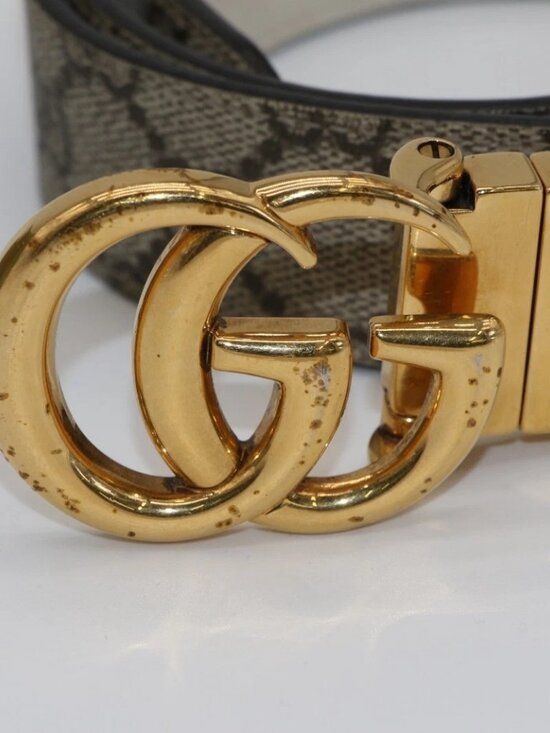 GUCCI GG Marmont 659417 Reversible Thin Belt Size 80/32 main image 9